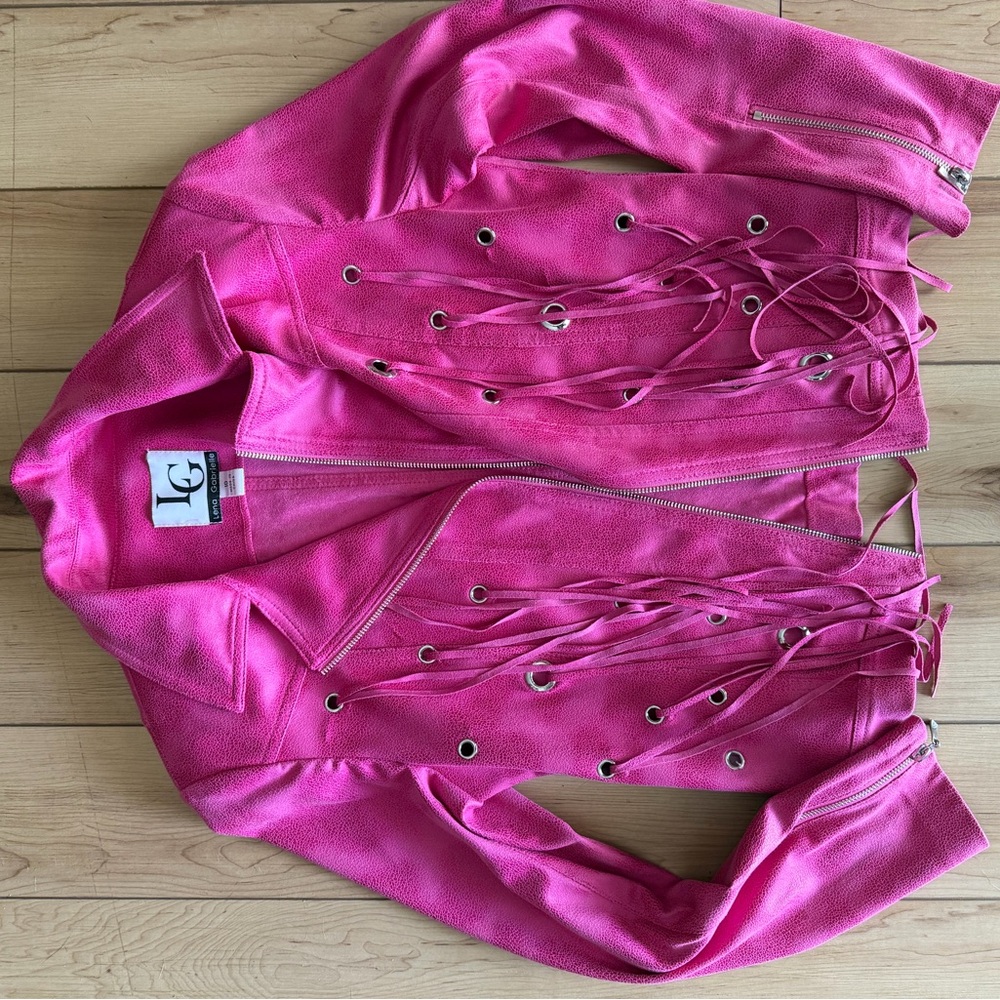 LG Fuchsia Jacket with Zipper